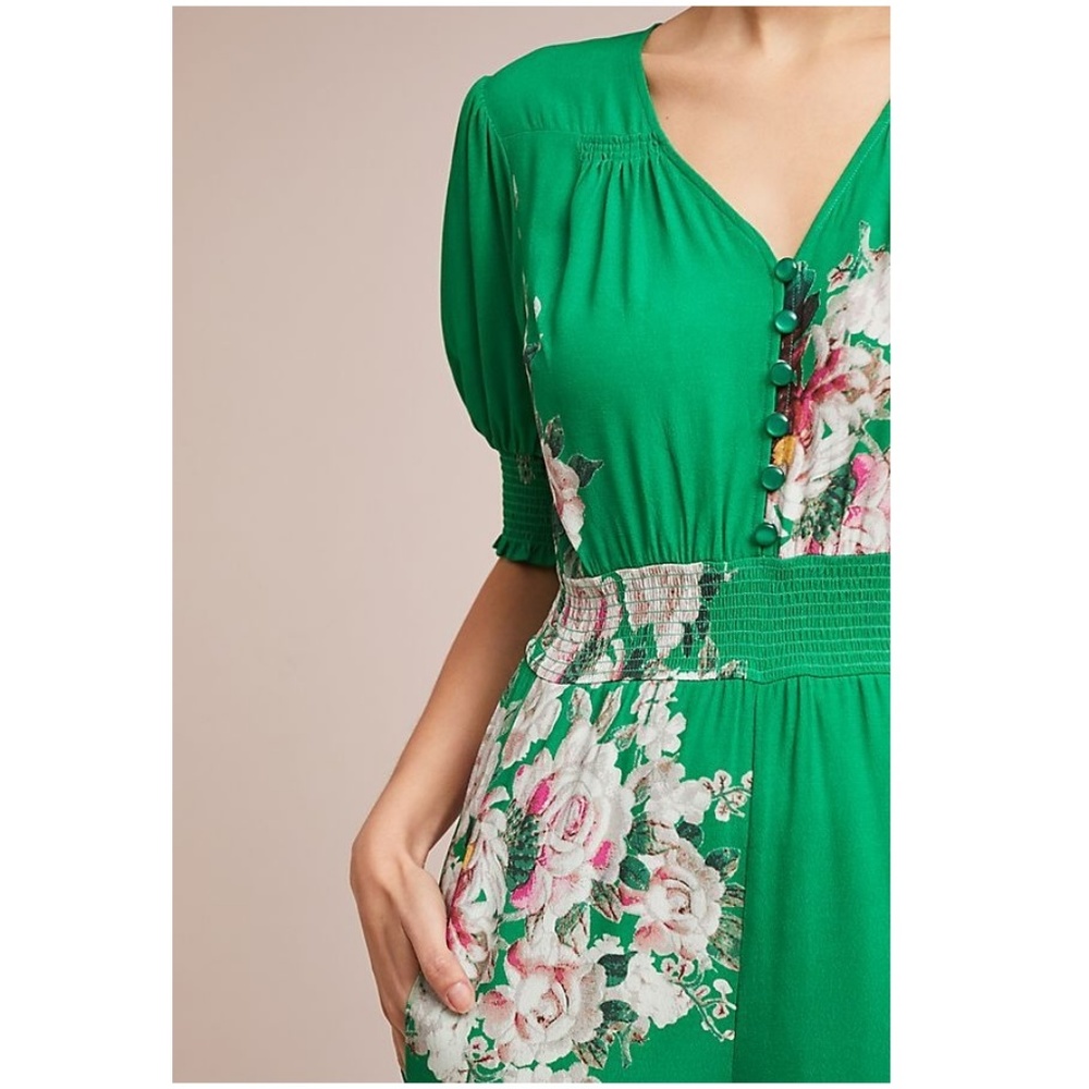 Anthropologie LONGWOOD FLORAL JUMPSUIT new - Picture 2 of 7